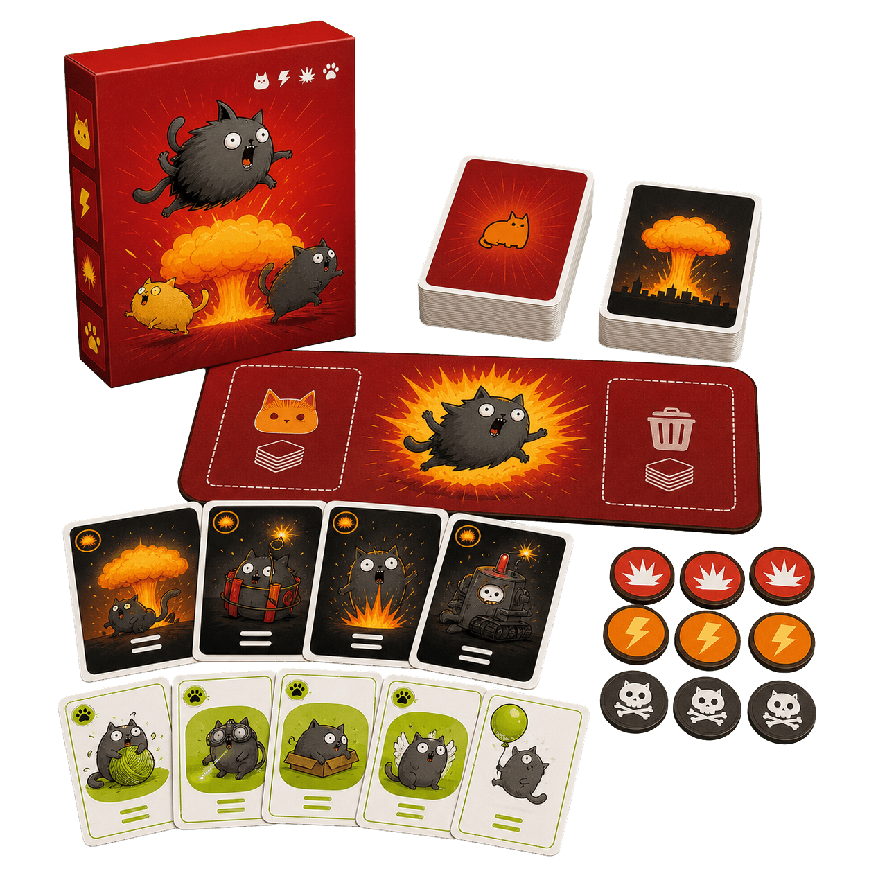 Portada de Exploding Kittens