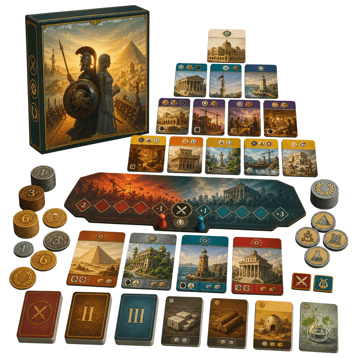 Portada de 7 Wonders Duel