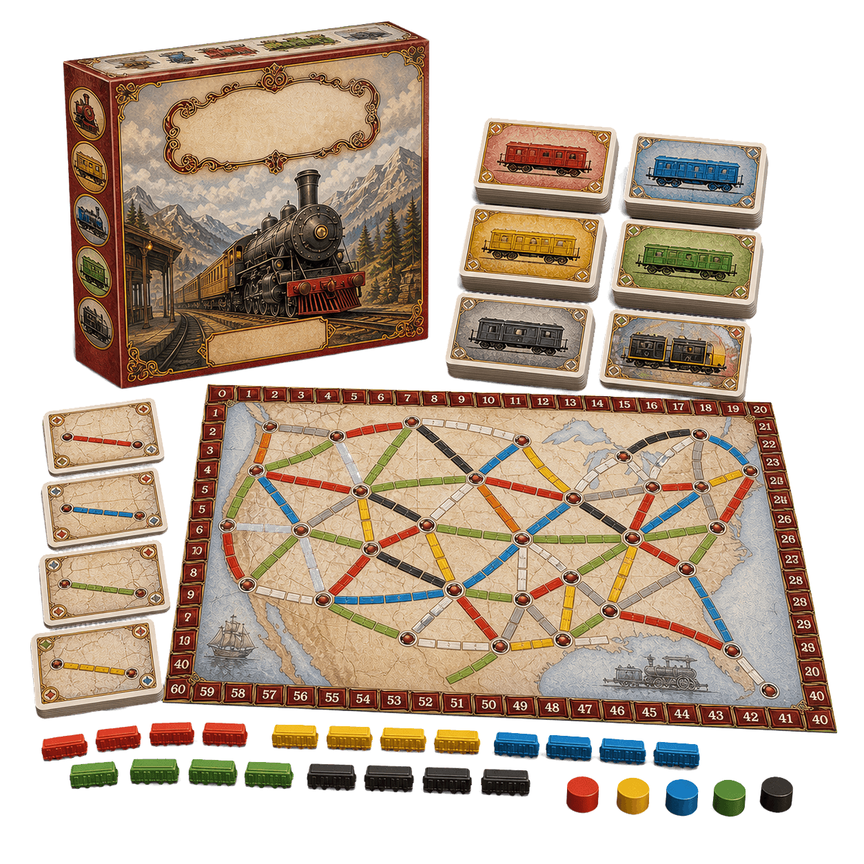 Portada de Ticket to Ride