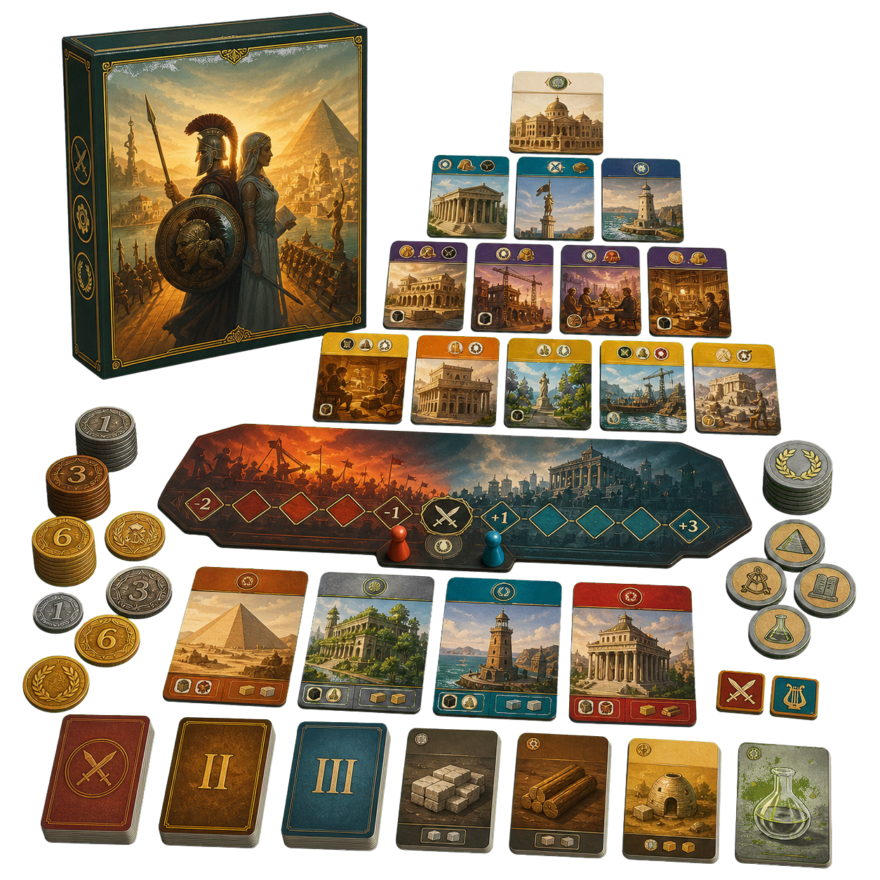 Portada de 7 Wonders Duel
