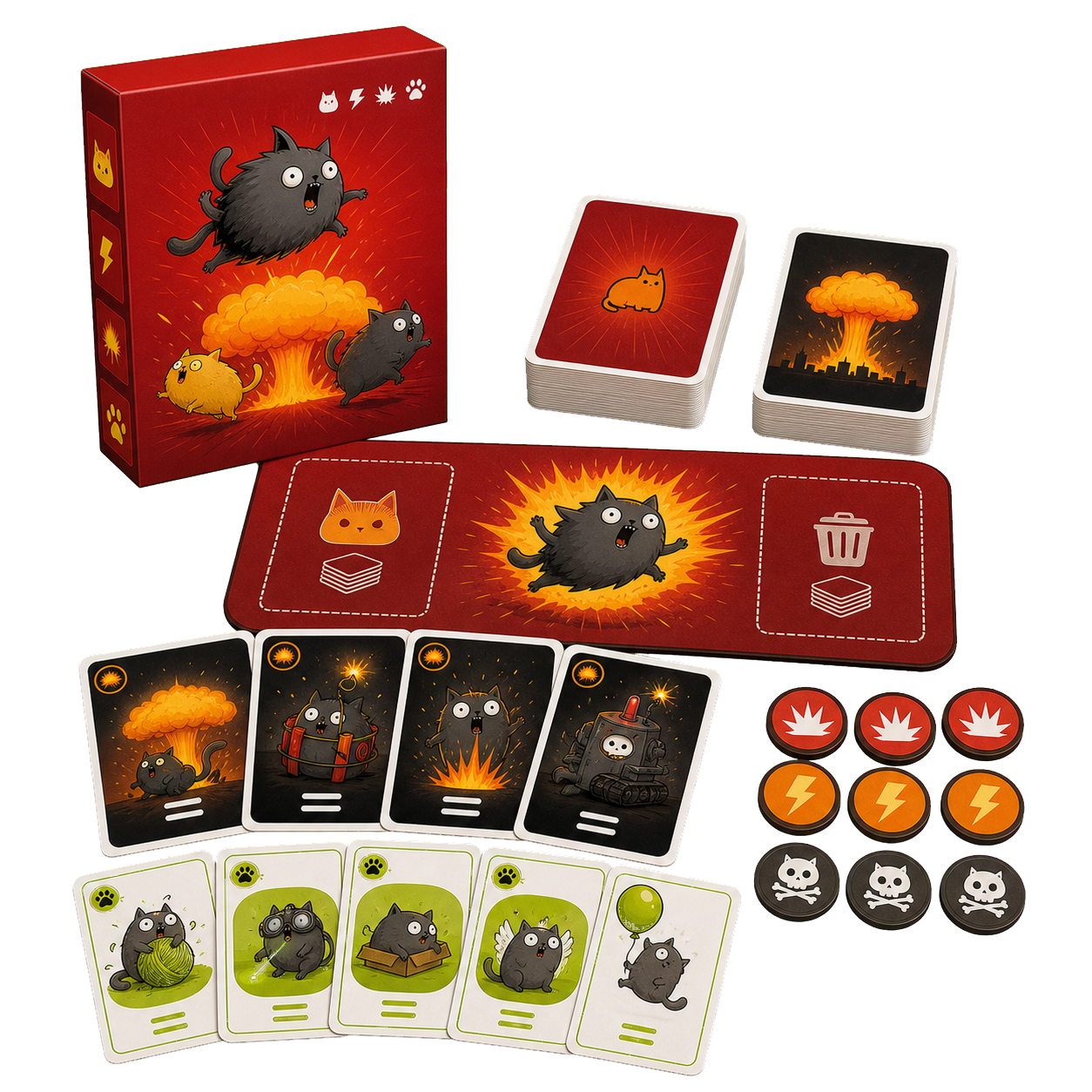 Portada de Exploding Kittens