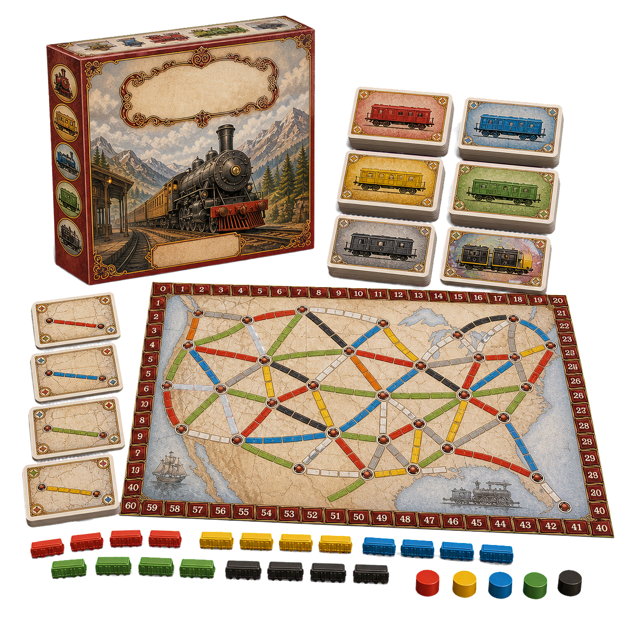Portada de Ticket to Ride